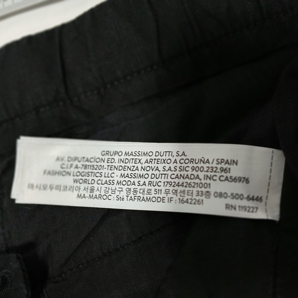 Massimo Duitt Jogger Fit Cotton/Linen Trousers. Men's L - Picture 6 of 12